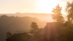 Bastei im Morgenlicht